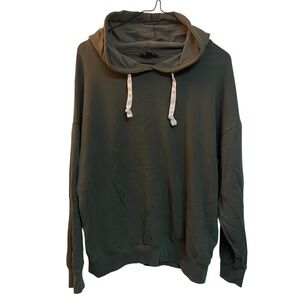 Buffalo‎ David Bitton Mens Hoodie Sweatshirt Olive Green Fleece Lined Size M